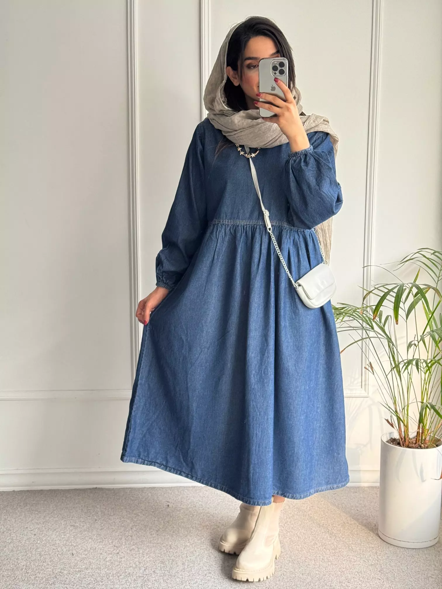 پیراهن جین درسا